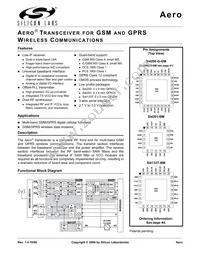 SI4133T-GM Datasheet Cover