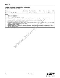 SI4133T-GM Datasheet Page 14