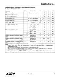 SI4136-BT Datasheet Page 9