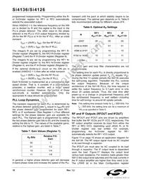 SI4136-BT Datasheet Page 18