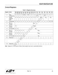 SI4136-BT Datasheet Page 21