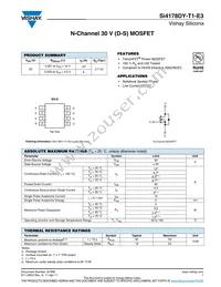 SI4178DY-T1-E3 Datasheet Cover