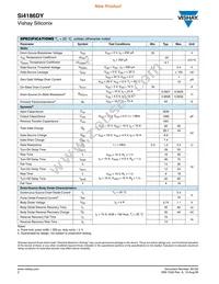 SI4186DY-T1-GE3 Datasheet Page 2