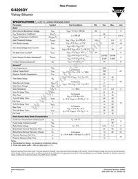 SI4226DY-T1-E3 Datasheet Page 2