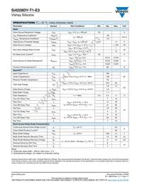 SI4228DY-T1-E3 Datasheet Page 2