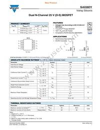 SI4228DY-T1-GE3 Datasheet Cover