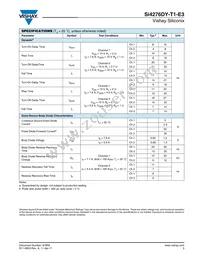 SI4276DY-T1-E3 Datasheet Page 3