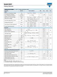 SI4401DDY-T1-GE3 Datasheet Page 2
