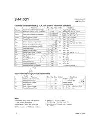 SI4410DY Datasheet Page 2