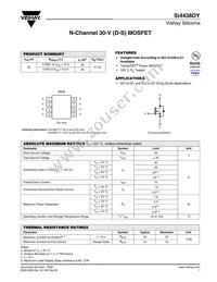 SI4438DY-T1-GE3 Datasheet Cover