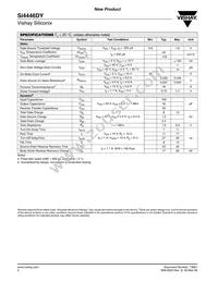 SI4446DY-T1-GE3 Datasheet Page 2