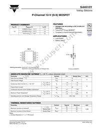 SI4451DY-T1-GE3 Datasheet Cover