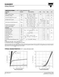 SI4463BDY-T1-GE3 Datasheet Page 2