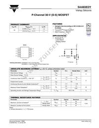 SI4483EDY-T1-GE3 Datasheet Cover