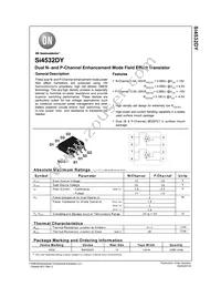 SI4532DY Datasheet Cover