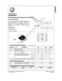 SI4542DY Cover