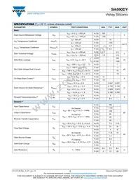 SI4590DY-T1-GE3 Datasheet Page 2