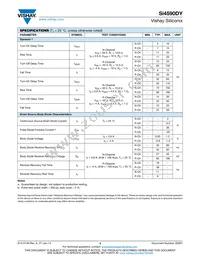 SI4590DY-T1-GE3 Datasheet Page 3