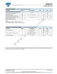 SI4621DY-T1-E3 Datasheet Page 3