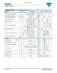 SI4622DY-T1-E3 Datasheet Page 2