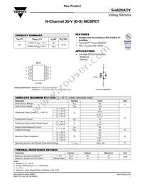 SI4626ADY-T1-GE3 Datasheet Cover