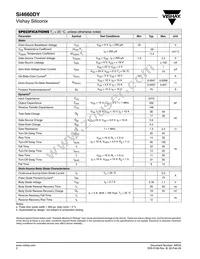 SI4660DY-T1-E3 Datasheet Page 2