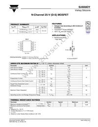 SI4668DY-T1-E3 Datasheet Cover