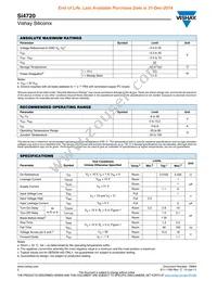 SI4720CY-T1-E3 Datasheet Page 2