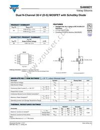 SI4808DY-T1-GE3 Datasheet Cover