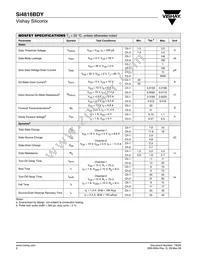 SI4816BDY-T1-GE3 Datasheet Page 2