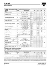 SI4816DY-T1-E3 Datasheet Page 2