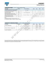 SI4829DY-T1-E3 Datasheet Page 3