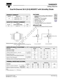SI4830ADY-T1-GE3 Datasheet Cover