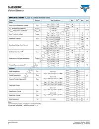 SI4830CDY-T1-E3 Datasheet Page 2