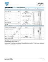 SI4830CDY-T1-E3 Datasheet Page 3