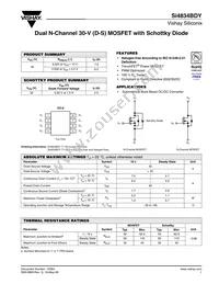 SI4834BDY-T1-GE3 Datasheet Cover