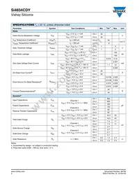 SI4834CDY-T1-GE3 Datasheet Page 2