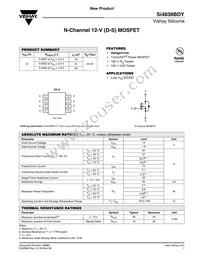 SI4838BDY-T1-GE3 Datasheet Cover