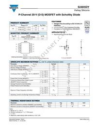 SI4845DY-T1-E3 Datasheet Cover