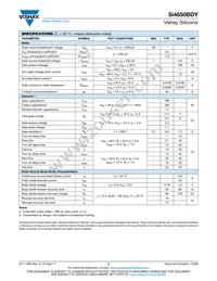 SI4850BDY-T1-GE3 Datasheet Page 2