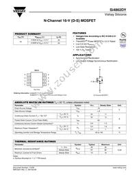 SI4862DY-T1-GE3 Datasheet Cover