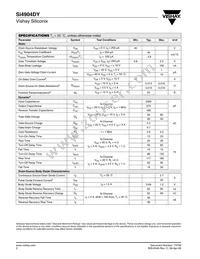 SI4904DY-T1-E3 Datasheet Page 2