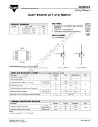 SI4913DY-T1-GE3 Datasheet Cover
