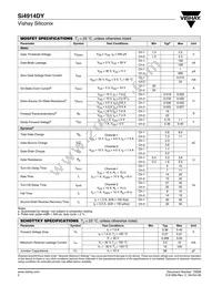 SI4914DY-T1-E3 Datasheet Page 2