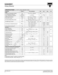 SI4922BDY-T1-GE3 Datasheet Page 2