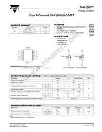 SI4925BDY-T1-GE3 Datasheet Cover