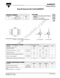 SI4936ADY-T1-GE3 Datasheet Cover