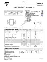 SI4943CDY-T1-E3 Datasheet Cover