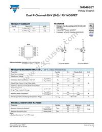 SI4948BEY-T1-GE3 Datasheet Cover