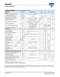 SI4952DY-T1-E3 Datasheet Page 2